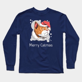 Merry Catmas Long Sleeve T-Shirt